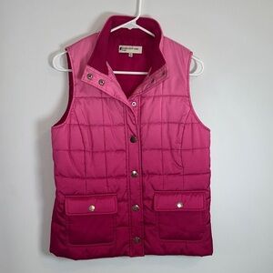 Jones New York Fuchsia Puffer Vest